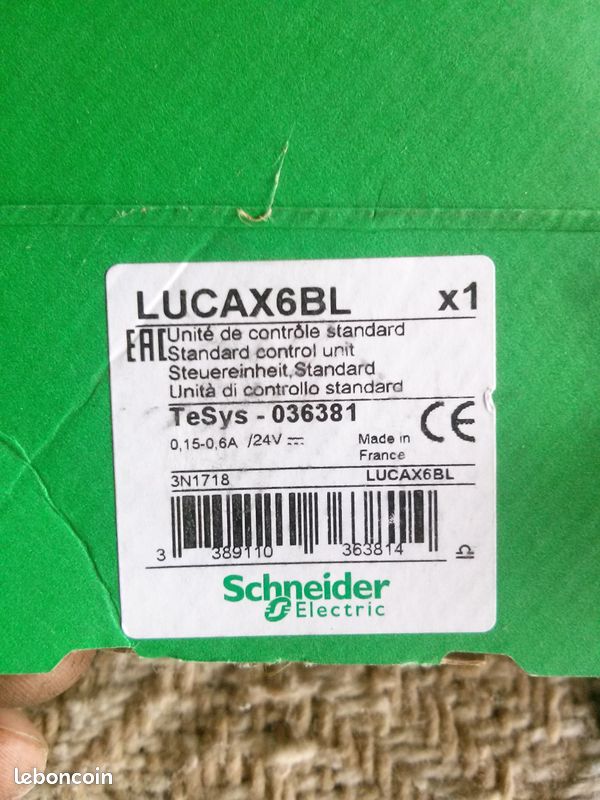 Démarreur schneider electric LUCAX6BL (image 3)