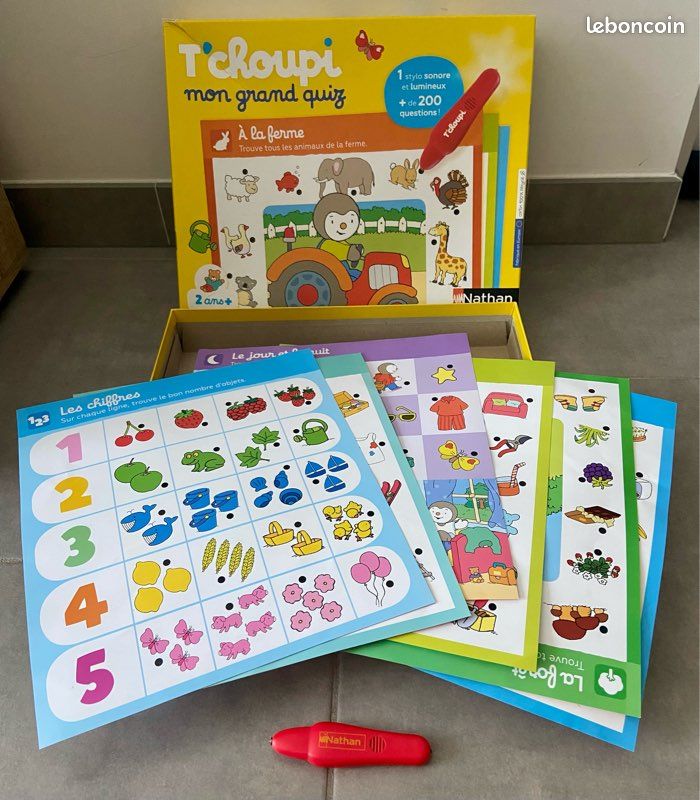 Jeu enfant - T’choupi mon grand quiz (image 1)
