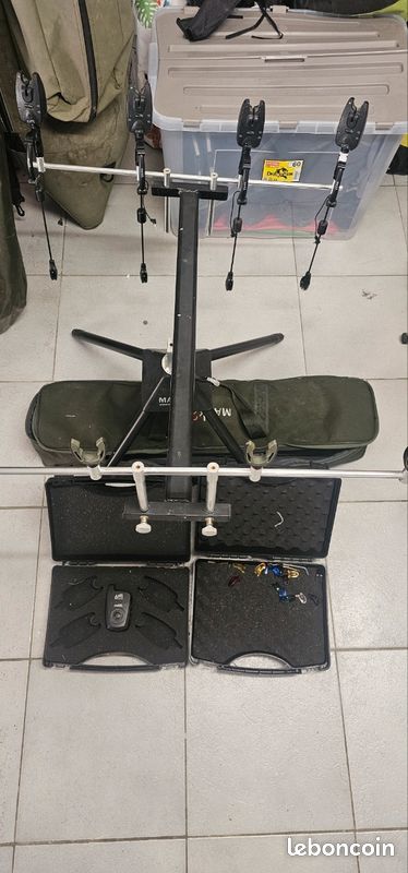 Sans Fil Morsure Alarme Ensemble avec 3 Rod Pod pour Martinique
