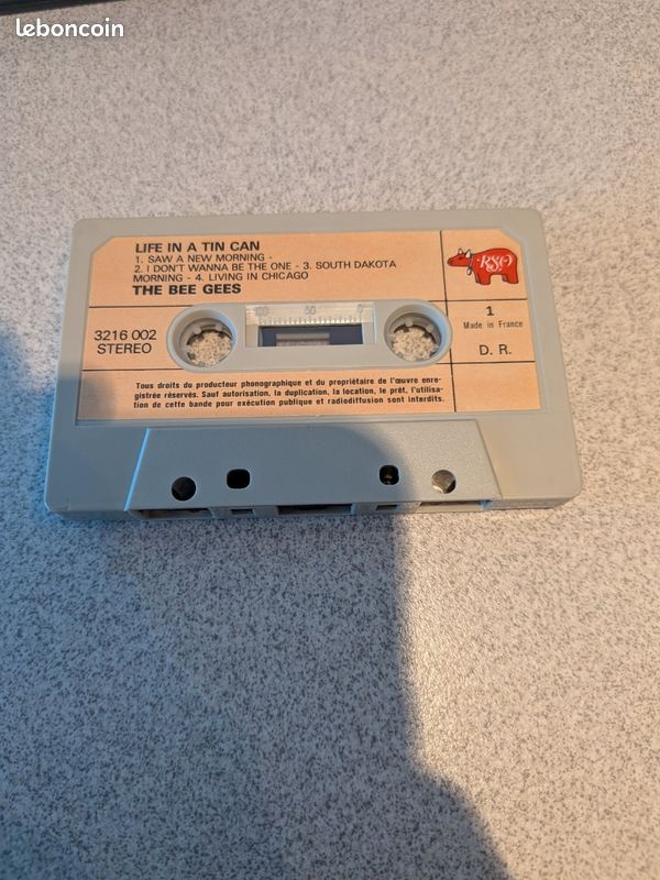 Cassette Audio Bee Gees – Life In A Tin Can (1973) – RSO Records Vintage (image 4)