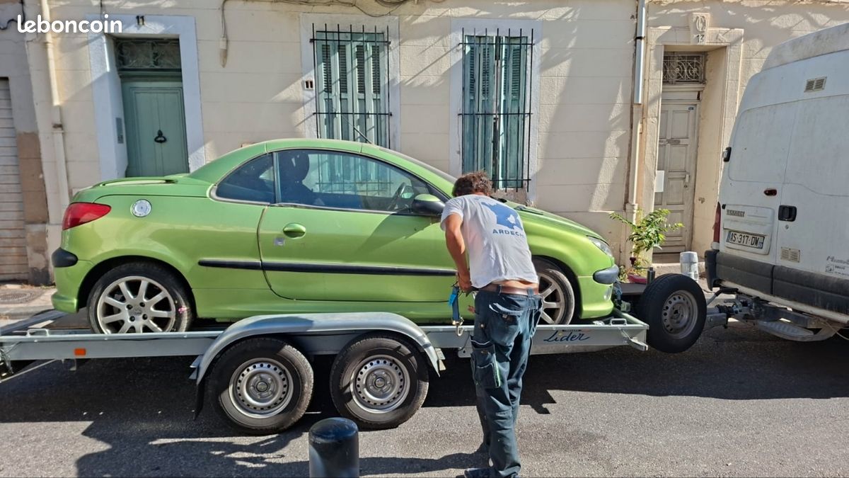 Location remorque porte voiture basculante + rampes 7j/7 (image 2)