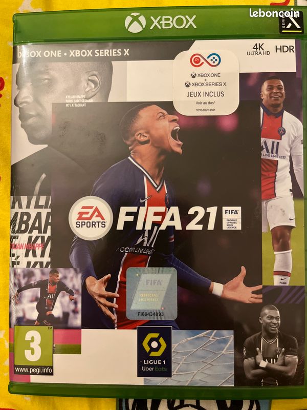 Jeu fifa 2021 sur Xbox, Xbox one, Xbox séries X (image 1)