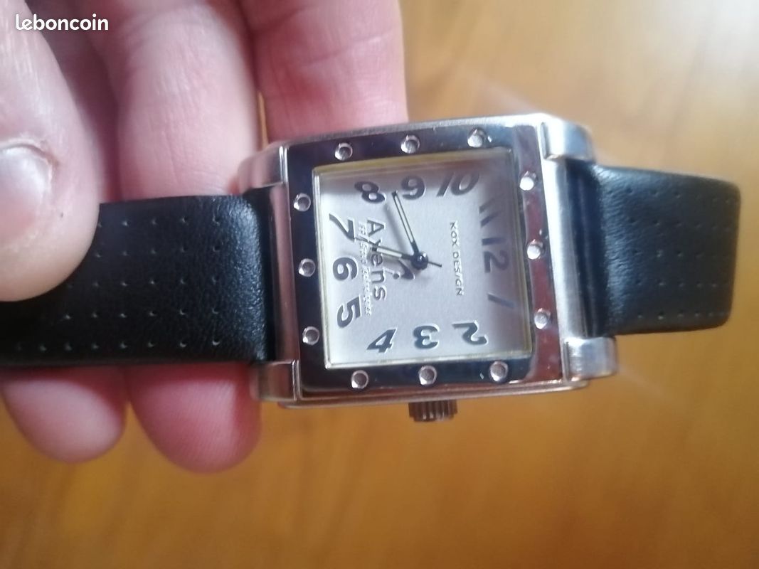 Montre Bracelet Axens - Élégante, Argentée, étanche - Idéale Pour Vos Occasions Habillées