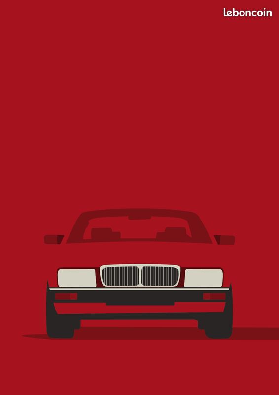 Affiche Jaguar XJ40 format 42x59,4cm (image 2)