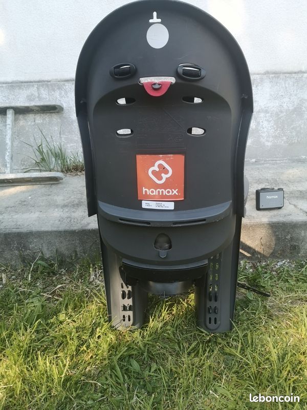 Siège enfant Hamax smiley gris/rouge (image 2)