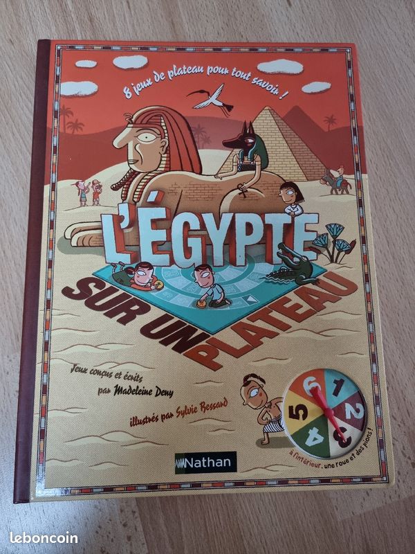 Livre jeu l egypte sur un plateau (image 1)