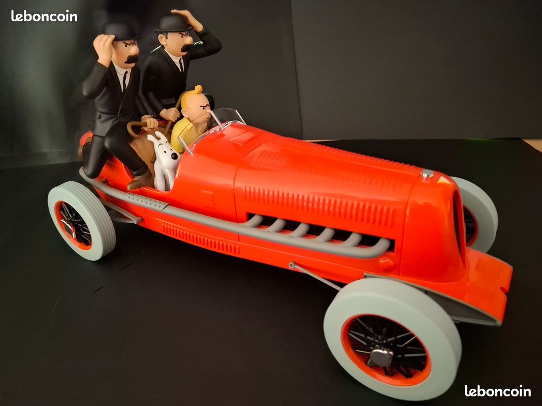 Voiture Tintin Bolide Rouge 1/24 - Les Cigares Du Pharaon - Hachette Neuf BO