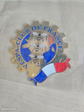 Insigne Vintage Vespa Club De Grande-Bretagne - Badge Revers COG, Rare, Occasion