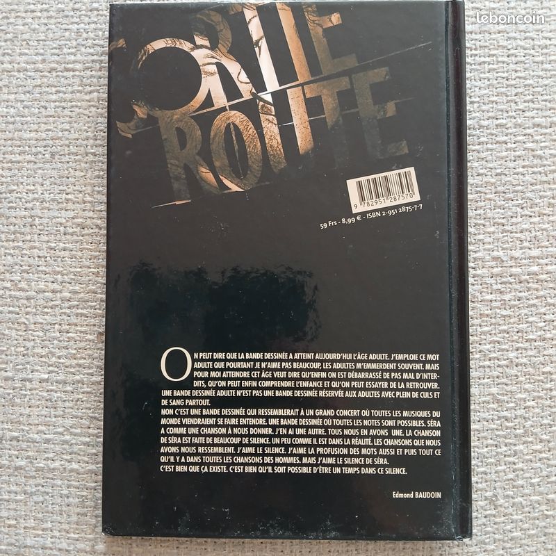 BD "Sortie de route" de Séra & Polonsky, P.M.J. 1999 (image 2)