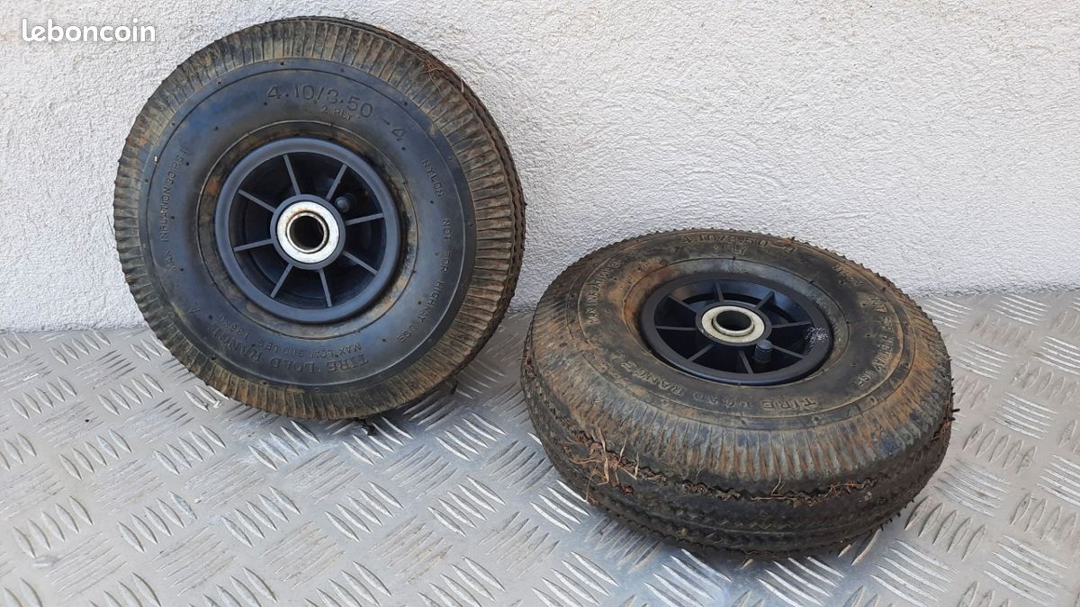 Roues avant tracteur tondeuse (image 3)