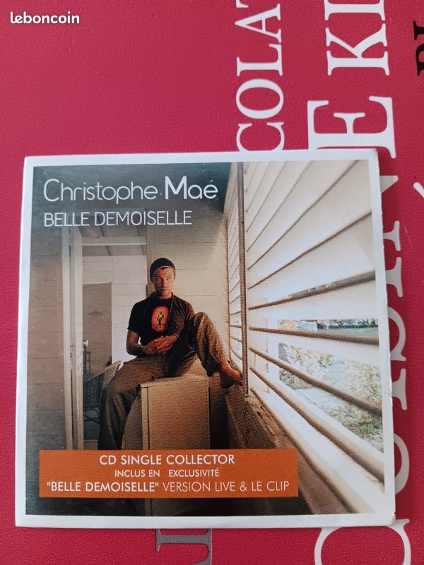 Pochette carton CD Christophe Maé Belle demoiselle (image 1)