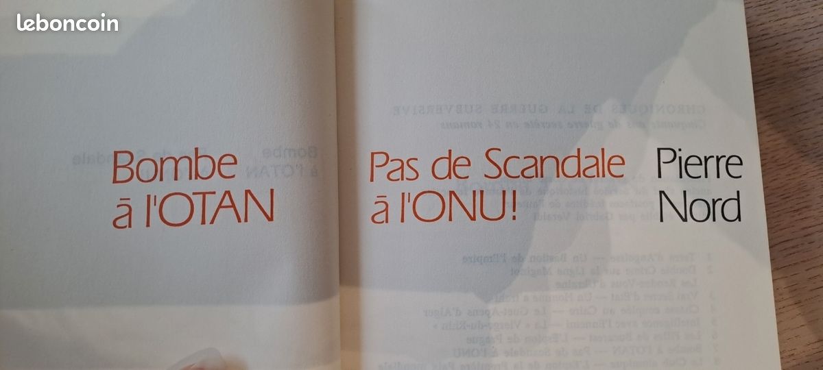 Don 13 ouvrages roman policier Pierre Nord (retrait avant le 19 août) (image 14)