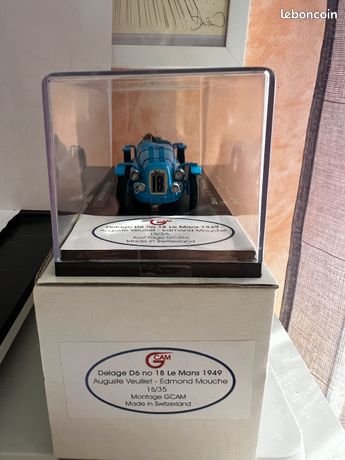 No SPARK Delage D6 3L #18 - 3e Aux 24 Heures Du Mans 1950 - GCAM 1/43 Limitée