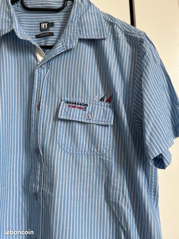 DESIGN - Veste chemise boutonnée avec col - Carreaux