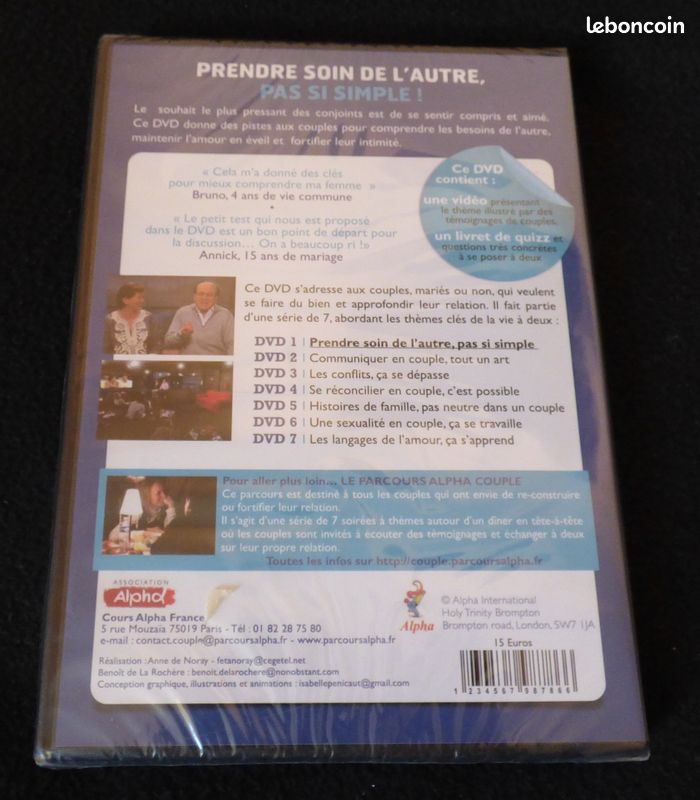 Dvd "Prendre soin de l'autre" (image 3)