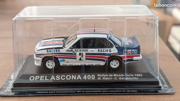 Opel Ascona 400 N°7 – Monte-Carlo 1982 – Kleint – Vitesse 1/43 – Occasion En Boîte