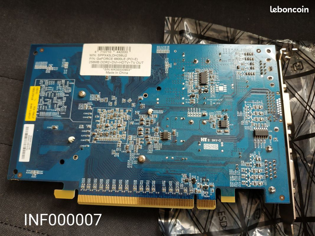Carte graphique GeForce 6600LE (image 2)