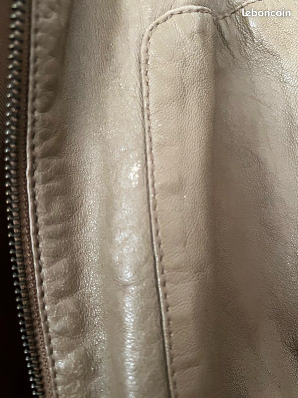 Veste cuir Naf Naf M (image 6)