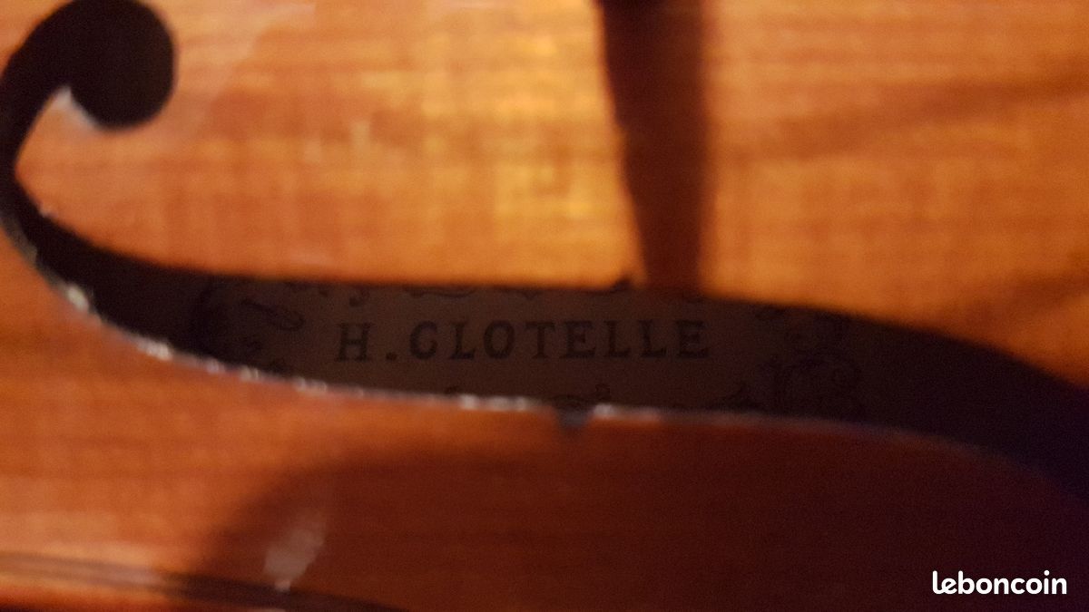Violon 4/4 Mirecourt H. CLOTELLE restauré + Étui BAM Stylus Atelier neuf (image 9)