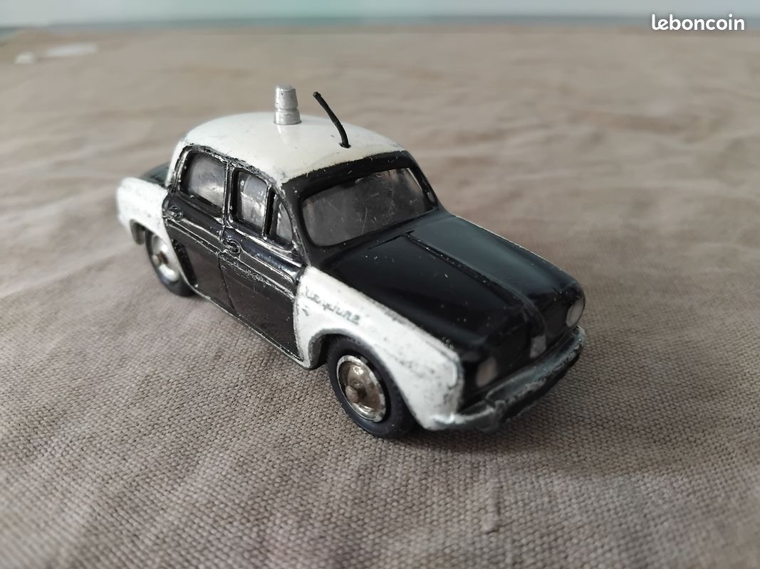 Miniature CIJ Renault Dauphine Police - Échelle 1/43 - Occasion, Fabrication Française