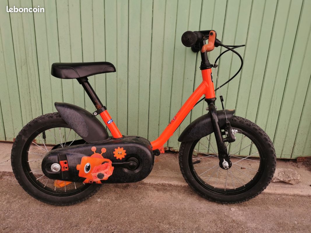 Bicycle Velo Btwin Orange Et Noir Velo Decathlon Enfant Ans Vélo