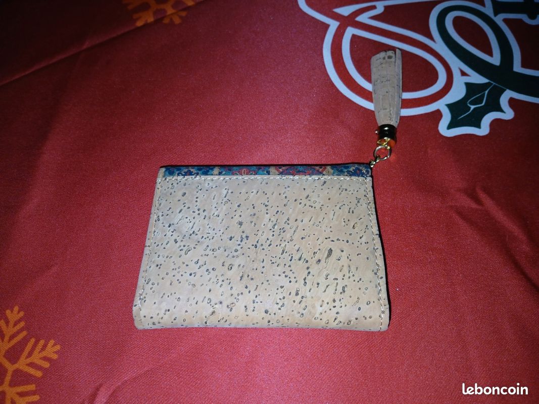 Porte feuille en liege naturel (image 3)