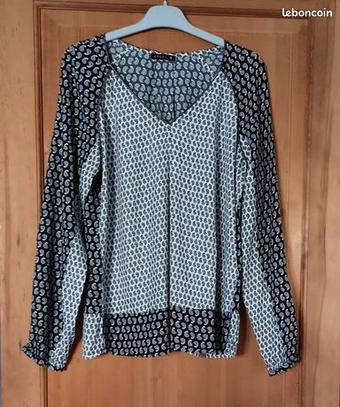 Chemise ajustée femme manches longues - Nife K43 - saumon ou bleu - 40 42 44 Chemise ajustée femme manches longues - Nife K43 - saumon ou bleu - 40 42 44