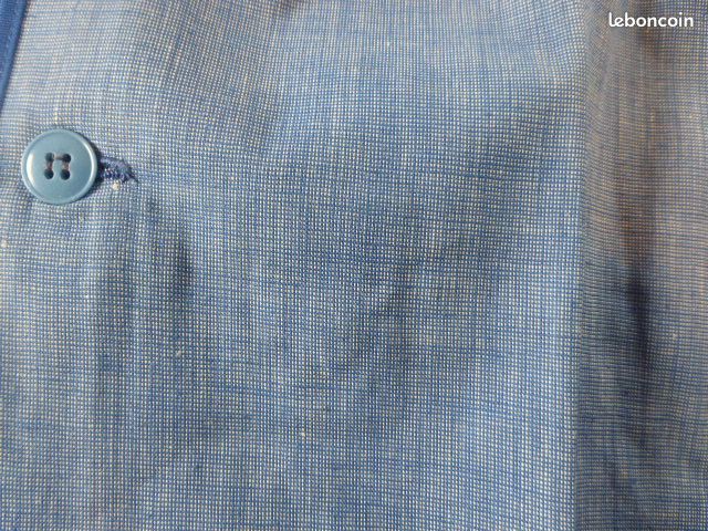 Rare Chemisier Jean épais Années 70 | Neuf 7 Ans | Made in France (image 3)