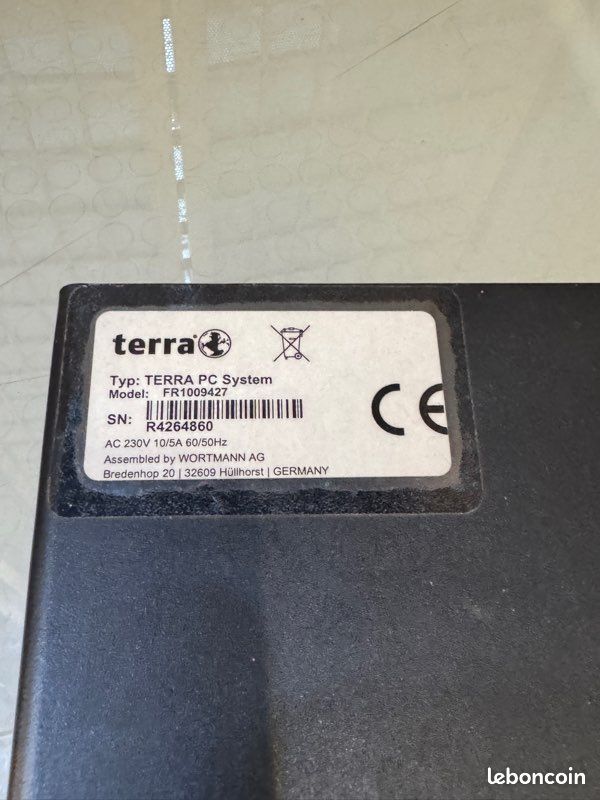 PC Bureau Terra EU 100 1346 – Core I3, SSD 500 Go, RAM 4 Go, Windows 10