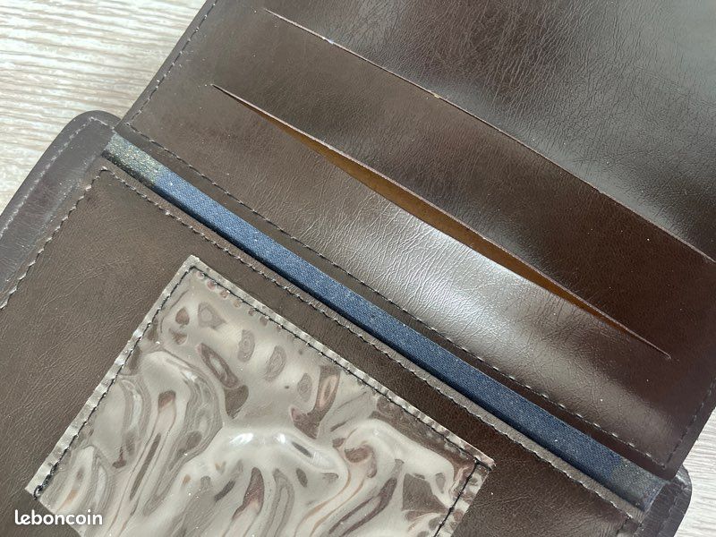 Sac pochette avec sangle vintage marron (image 11)