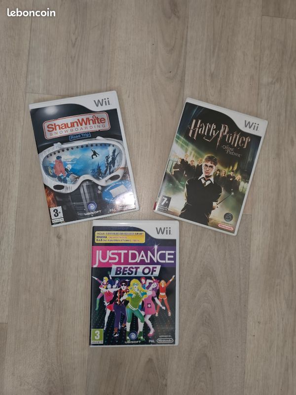 Lot de 3 jeux wii (image 1)
