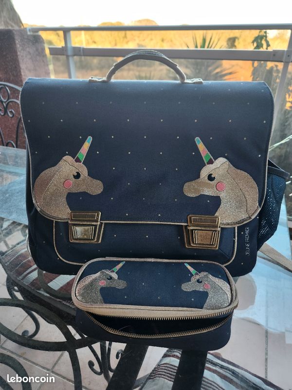 Cartable + trousse marque jeune premier (image 1)