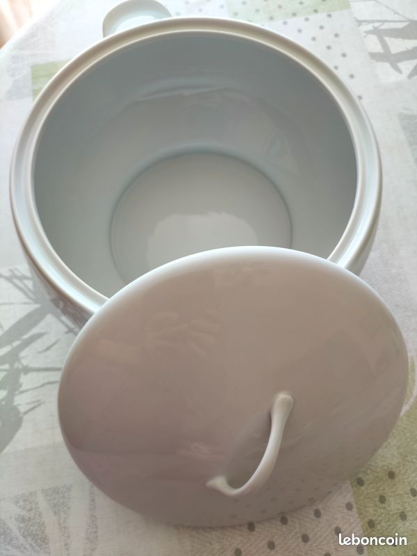 Soupière en céramique , blanche (image 2)