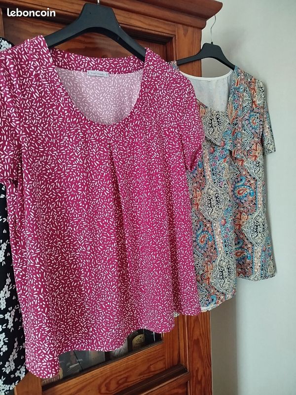 Haut Femme Boden - Taille 10 - Multicolore En Coton - Manches Courtes - Occasion Très Bon état