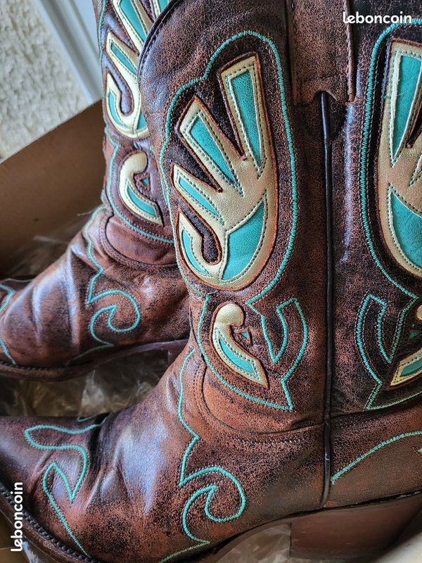 BOTTES Santiag country western-MEXICANA Chaussures