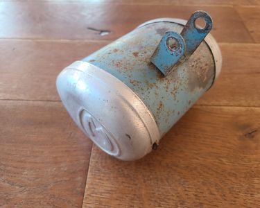 Ancienne Boîte à Outils En Fer – Trousse Vintage Pour Vélo, Mobylette, Moto