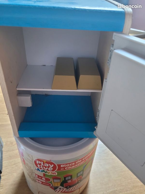 Coffre-fort en bois électronique jouet (image 2)