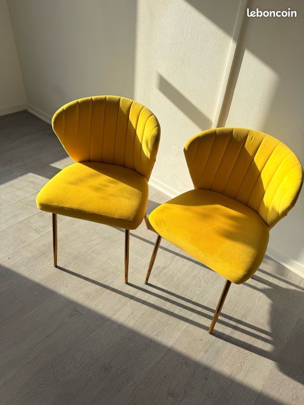 Lot de 2 chaises de salle à manger (image 1)