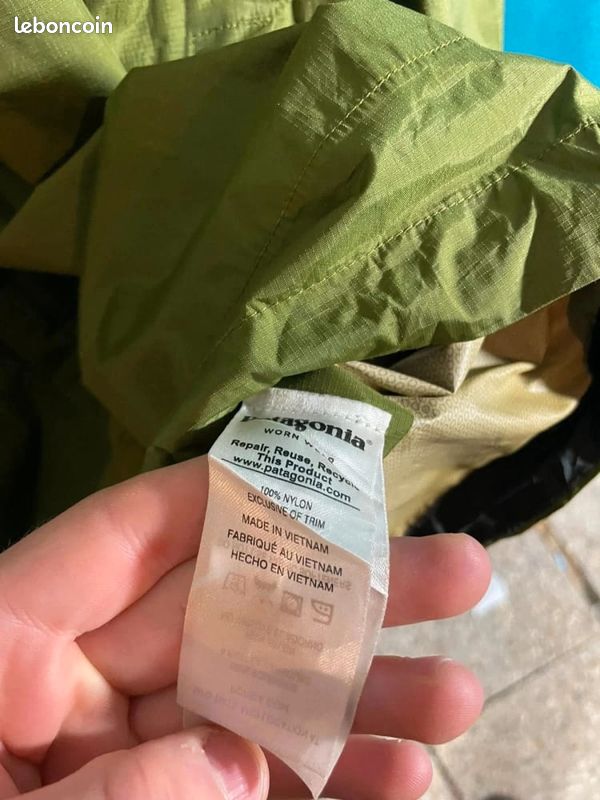 Veste Imperméable Patagonia verte (image 4)