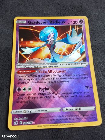 Carte pokmon franaise gardevoir Radieux 069/196 origine perdue - Jeux & Jouets Carte pokmon franaise gardevoir Radieux 069/196 origine perdue - Jeux & Jouets