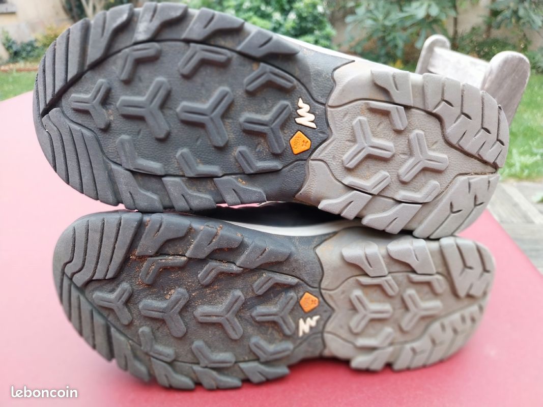Chaussures randonnées taille 36 rose et grise decathlon (image 4)
