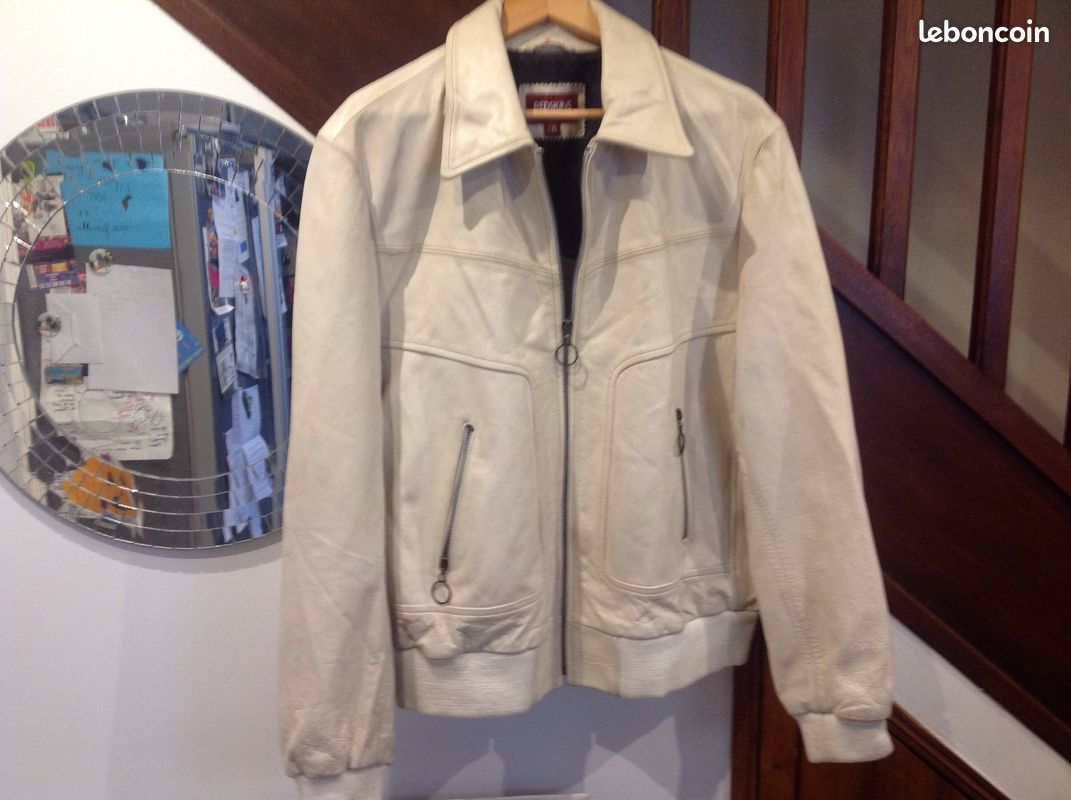 CUIR BLANC REDSKINS Taille XXl (image 3)
