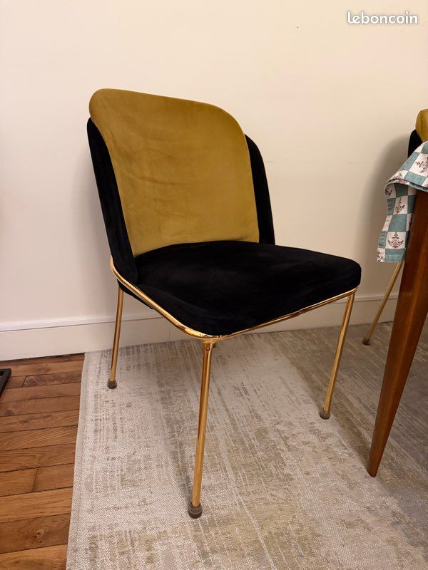 Chaises velours x4 (image 2)