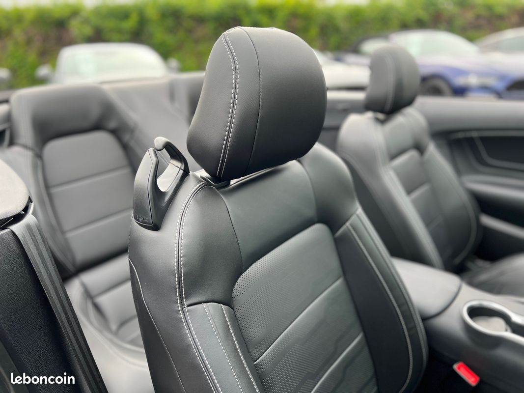 FORD MUSTANG V8 5.0 GT CABRIOLET PHASE 2 GRIS MAGNETIC PACK PREMIUM SUSPENSION MAGNERIDE 6002 kms * DISPO ET VISIBLE SUR NOTRE PARC * 55900EUR (image 4)