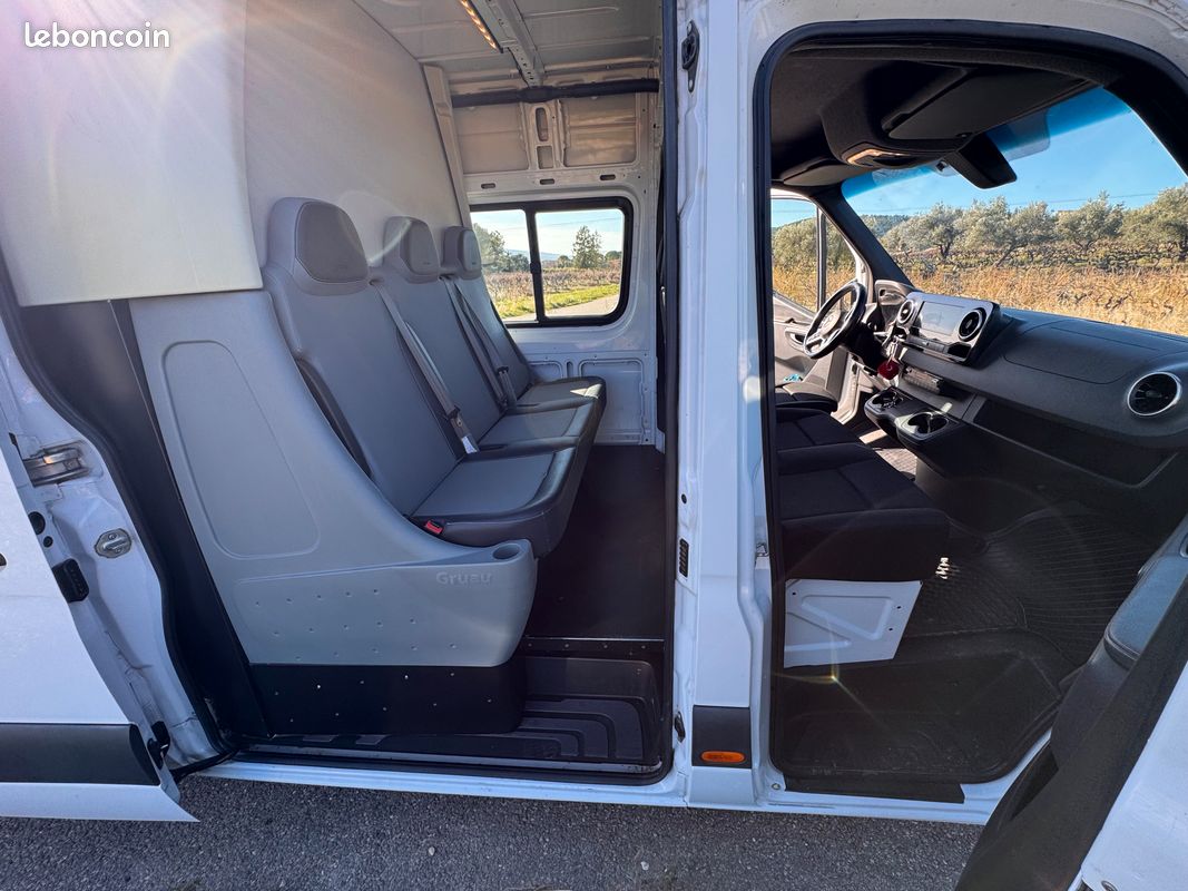 Sprinter 316 CDI Automatique 7G-TRONIC PLUS | FULL OPTIONS |6 Places CG| UTILITAIRE ↔ VAN AMÉNAGÉ (Plug & Play 5 min) | CT OK (image 9)
