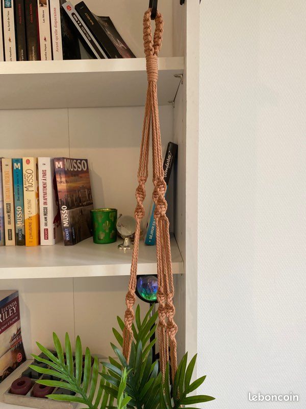 Suspension de plante en macramé (image 2)
