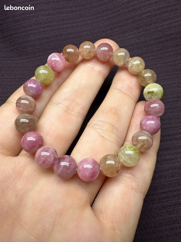 Bracelet en Tourmaline cerisier (image 2)