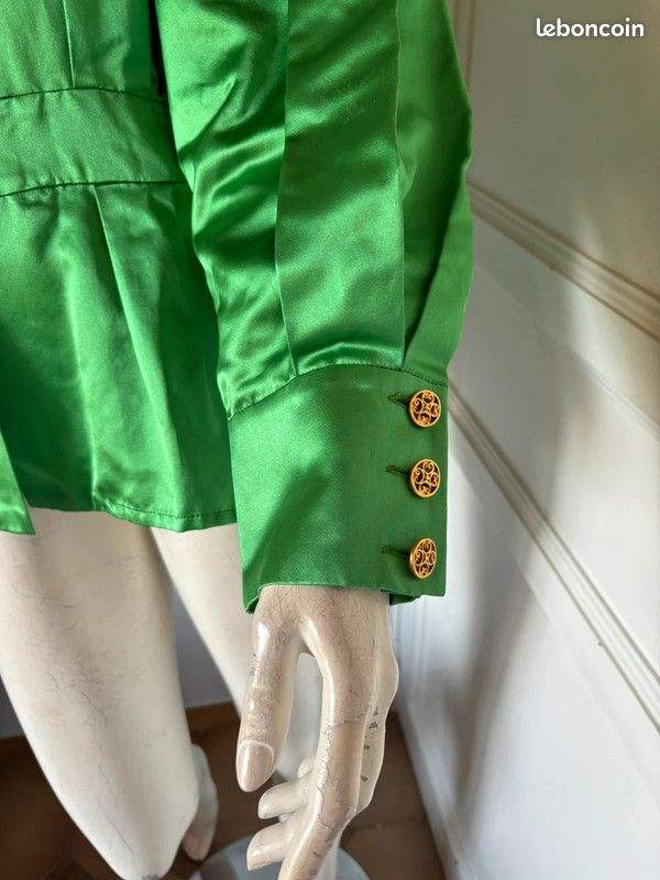 Veste en coton et soie Inès De La Fressange Petit 46 voir mesures (image 4)