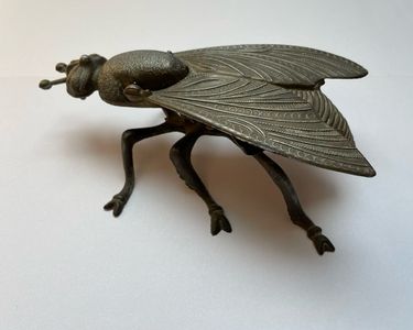 Petite Cendrier en Forme De Mouche En Laiton - Années 70