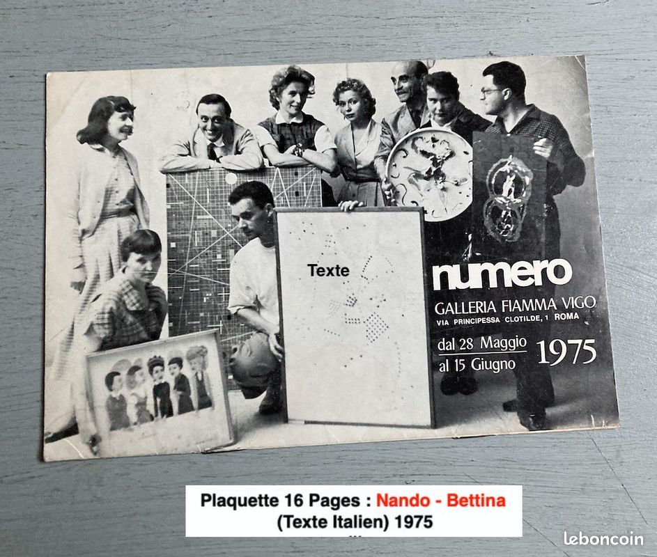 ITALIE (Culture-Littérature-Photos-Arts-Vie Politique) = 5 Revues / 2 Brochures / 3 suppléments à Libération /2 N° de Libération (Photographies Magazine-LU-Ancrages-Impréssions du Sud-Café Crème) (image 15)